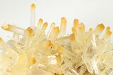 Pristine, Mango Quartz Crystal Cluster - Cabiche, Colombia #188373-2